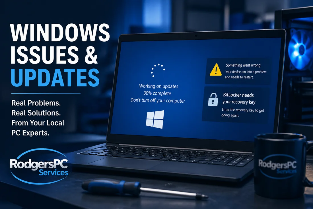 Windows update issues causing crashes and BitLocker lockouts